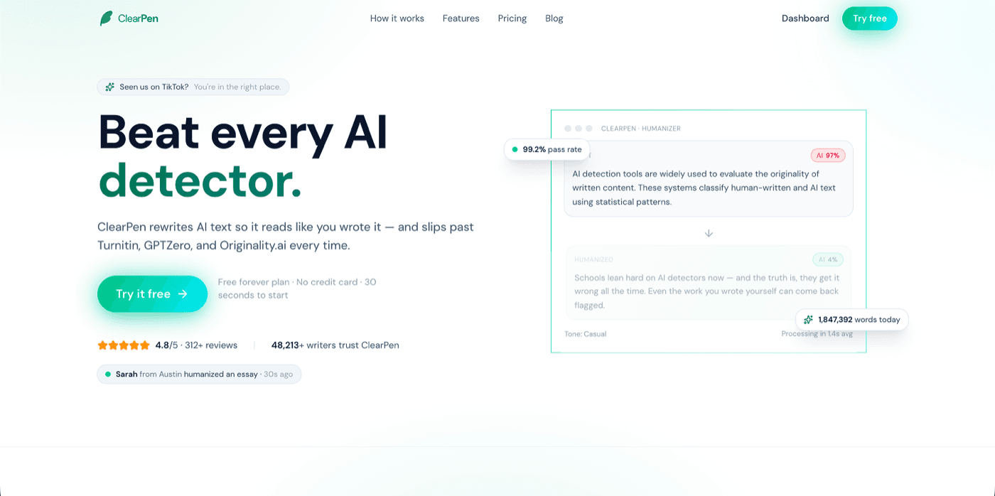 ClearPen — SaaS Marketing Site
