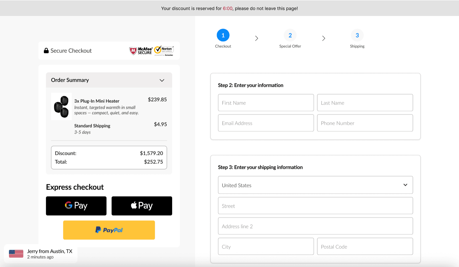 eCommerce Lander screenshot 3
